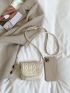 Mini Quilted Detail Square Bag
