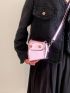 Mini Button Decor Novelty Bag