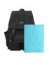 Men Letter Patch Functional Backpack