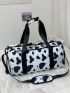 Cow Pattern Large Capacity Duffel Bag