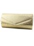 Metallic Flap Square Bag