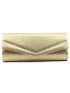 Metallic Flap Square Bag