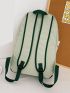 Men Letter Print Functional Backpack