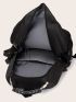 Men Letter Print Functional Backpack