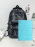 Men Camo Graphic Release Buckle Decor Functional Backpack