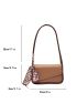 Twilly Scarf Decor Flap Square Bag