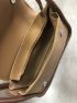 Twilly Scarf Decor Flap Square Bag