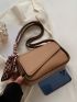 Twilly Scarf Decor Flap Square Bag