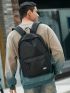 Men Letter Graphic Classic Backpack