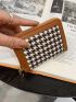 Houndstooth Pattern Card Holder