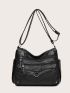 Minimalist Multi-compartment Hobo Bag