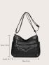 Minimalist Multi-compartment Hobo Bag