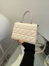 Quilted Flap Square Bag