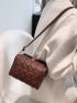 Mini Quilted Pattern Square Bag
