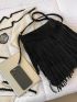 Fringe Decor Hobo Bag