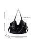 Minimalist Large Capacity Hobo Bag