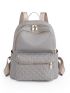 Quilted Studded Decor Classic Backpack