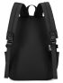 Men Letter Patch & Release Buckle Decor Casual Daypack