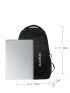 Men Letter Embroidered Functional Backpack