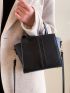 Mini Minimalist Double Handle Square Bag