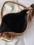 Fringe Decor Hobo Bag