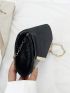 Glitter Metal Decor Flap Envelope Bag
