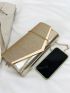 Glitter Metal Decor Flap Envelope Bag