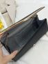 Glitter Metal Decor Flap Envelope Bag
