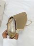 Glitter Metal Decor Flap Envelope Bag