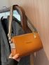 Mini Litchi Embossed Bucket Bag