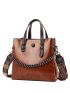 Minimalist Chain Decor Satchel Bag