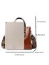 Minimalist Chain Decor Satchel Bag