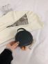 Mini Flower Decor Chain Circle Bag