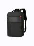Men Zip Front Laptop Backpack Fashion Casual Oxford Cloth Anti Theft Multifunctional Backpack For Students