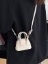 Mini Litchi Embossed Dome Bag