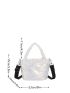 Mini Quilted Double Handle Square Bag