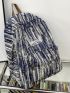 Men Letter Graphic Casual Daypack