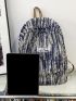 Men Letter Graphic Casual Daypack