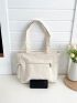 Zip Front Shopper Bag