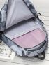 Men Camo Print Functional Backpack