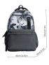 Men Camo Print Functional Backpack