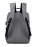 Men Two Tone USB Charging Port Laptop Backpack