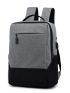 Men Two Tone USB Charging Port Laptop Backpack