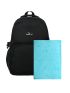 Men Letter Patch Decor Functional Backpack