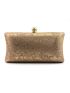Mini Snakeskin Embossed Chain Square Bag