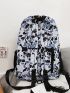 Men Cartoon Graphic Functional Backpack