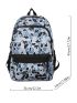 Men Cartoon Graphic Functional Backpack