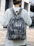 Men Letter Graphic Casual Daypack