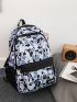 Men Cartoon Graphic Functional Backpack