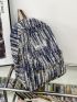 Men Letter Graphic Casual Daypack